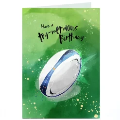 Personalised Birthday Card - Have A Try-mendous Birthday