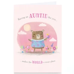 Personalised Birthday Card - Having An Auntie Like You