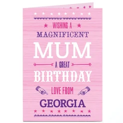 Personalised Birthday Card - Magnificent