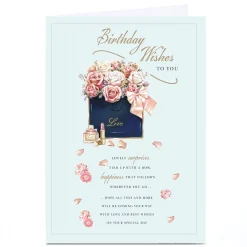 Personalised Birthday Card - Birthday Wishes To You
