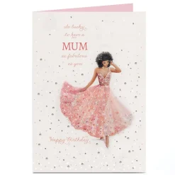 Personalised Birthday Card - As Fabulous As You Mum
