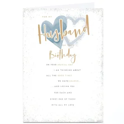 Personalised Birthday Card - All The Good Times, Husband