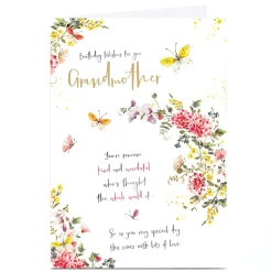 Personalised Birthday Card - Kind and Wonderful, Grandmother