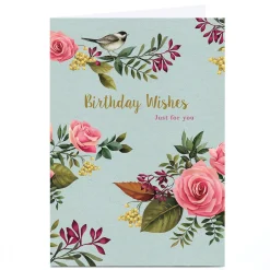 Personalised Birthday Card - Birthday Wishes Just For You