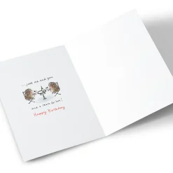 Personalised Birthday Card - Just You and Me Hedgehogs, Husband