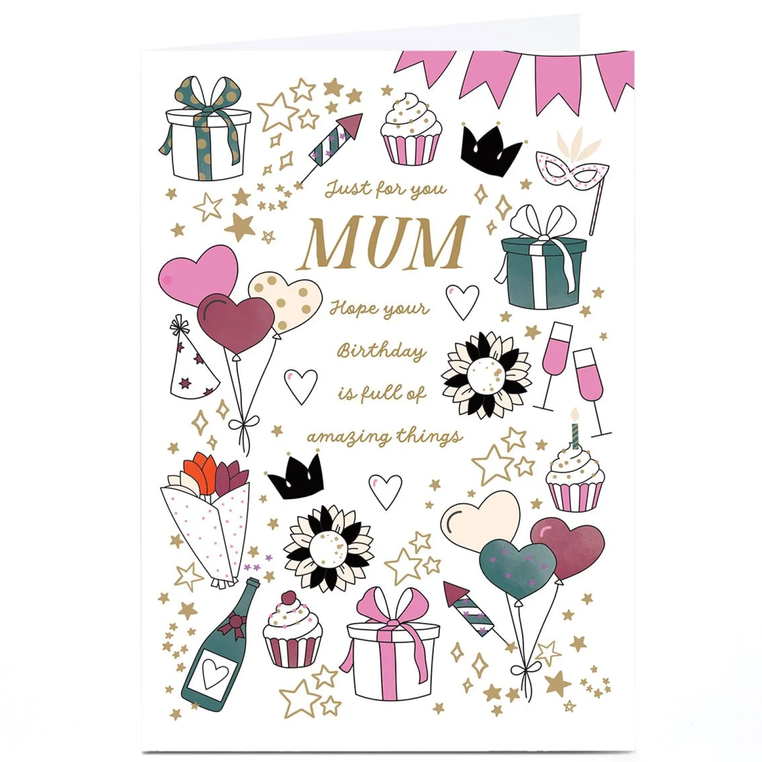 Personalised Birthday Card - Full of Amazing Things, Mum