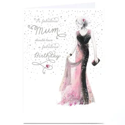 Personalised Birthday Card - Fabulous Mum Fabulous Birthday, Mum