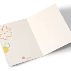 Personalised Birthday Card - Modern Pink Floral - Cousin