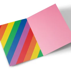 Personalised Birthday Card - Girlfriend Happy Birth-GAY rainbow heart