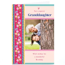 Personalised Birthday Card - For a special Granddaughter