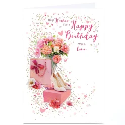 Personalised Birthday Card - Happy Birthday With Love