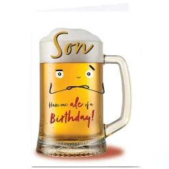 Personalised Birthday Card - One Ale of a Birthday, Son