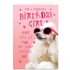 Personalised Birthday Card - Fabulous Birthday Girl