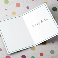 Personalised Birthday Card - Multicoloured Pattern