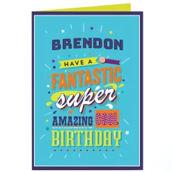 Personalised Birthday Card - Cool Birthday