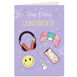 Personalised Birthday Card - Gaming