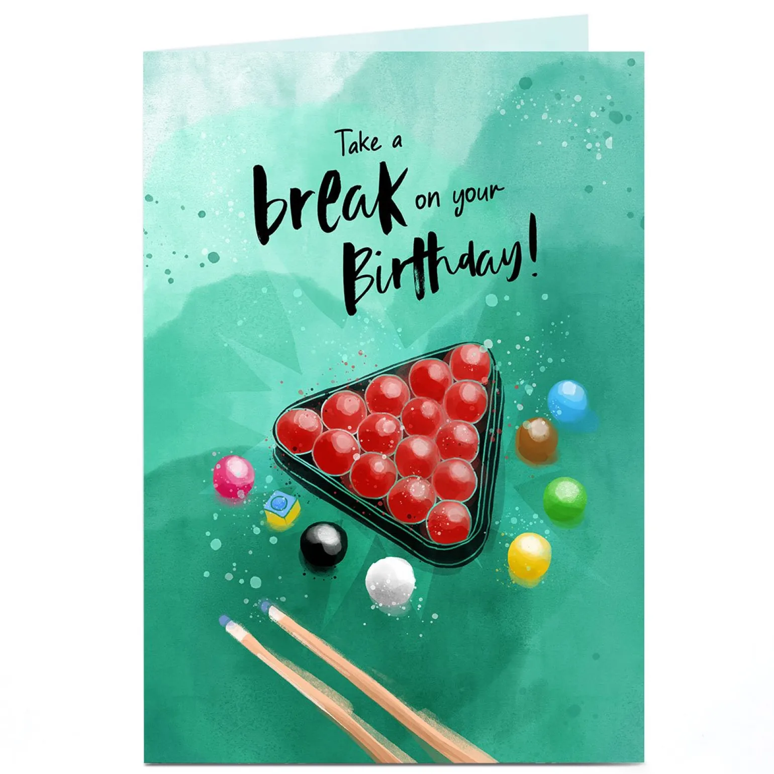 Personalised Birthday Card - Take A Break On Your Birthday