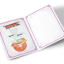 Personalised Birthday Card - Special Cocktails, Editable Age
