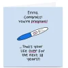 Personalised Blue Kiwi New Baby Card - The Next 18 Years