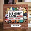 Personalised Book - Memory Lane 65th Birthday