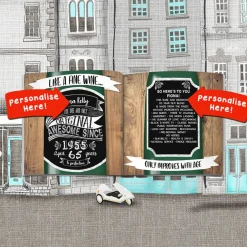 Personalised Book - Memory Lane 65th Birthday