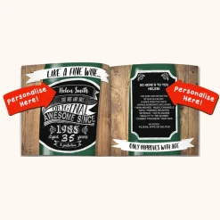 Personalised Book - Memory Lane 35th Birthday