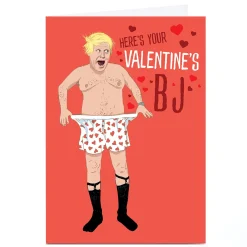 Personalised Brainbox Candy Valentine's Day Card - Valentine's BJ