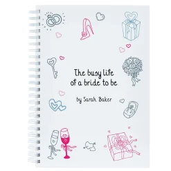 Personalised Bride To Be Notebook