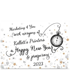Personalised Business Christmas Card - Happy New Year