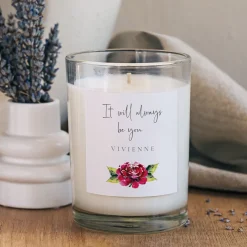 Personalised Candle - It Will Always Be You