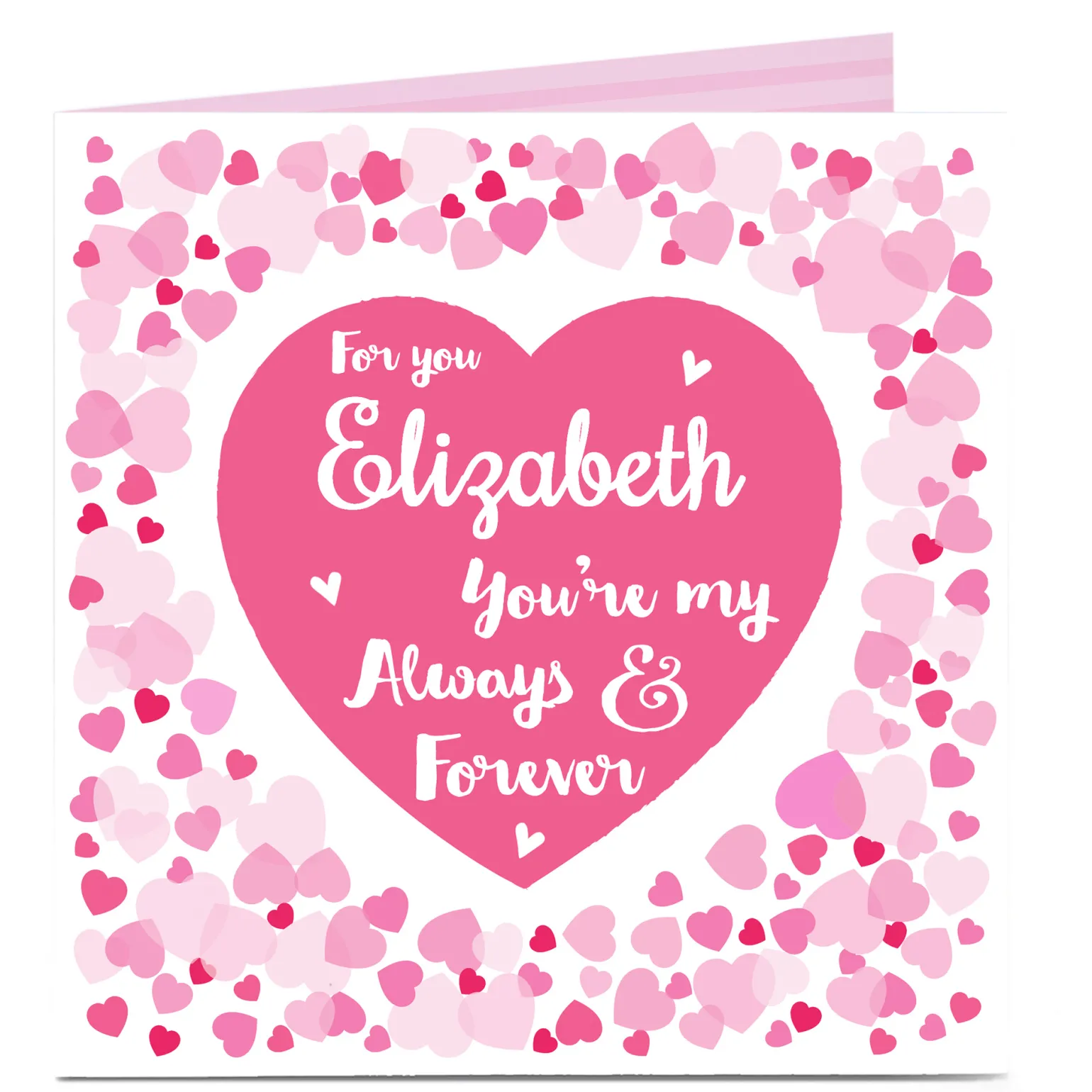 Personalised Card - Always and Forever