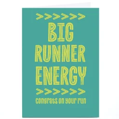 Personalised Card - Big Runner Energy