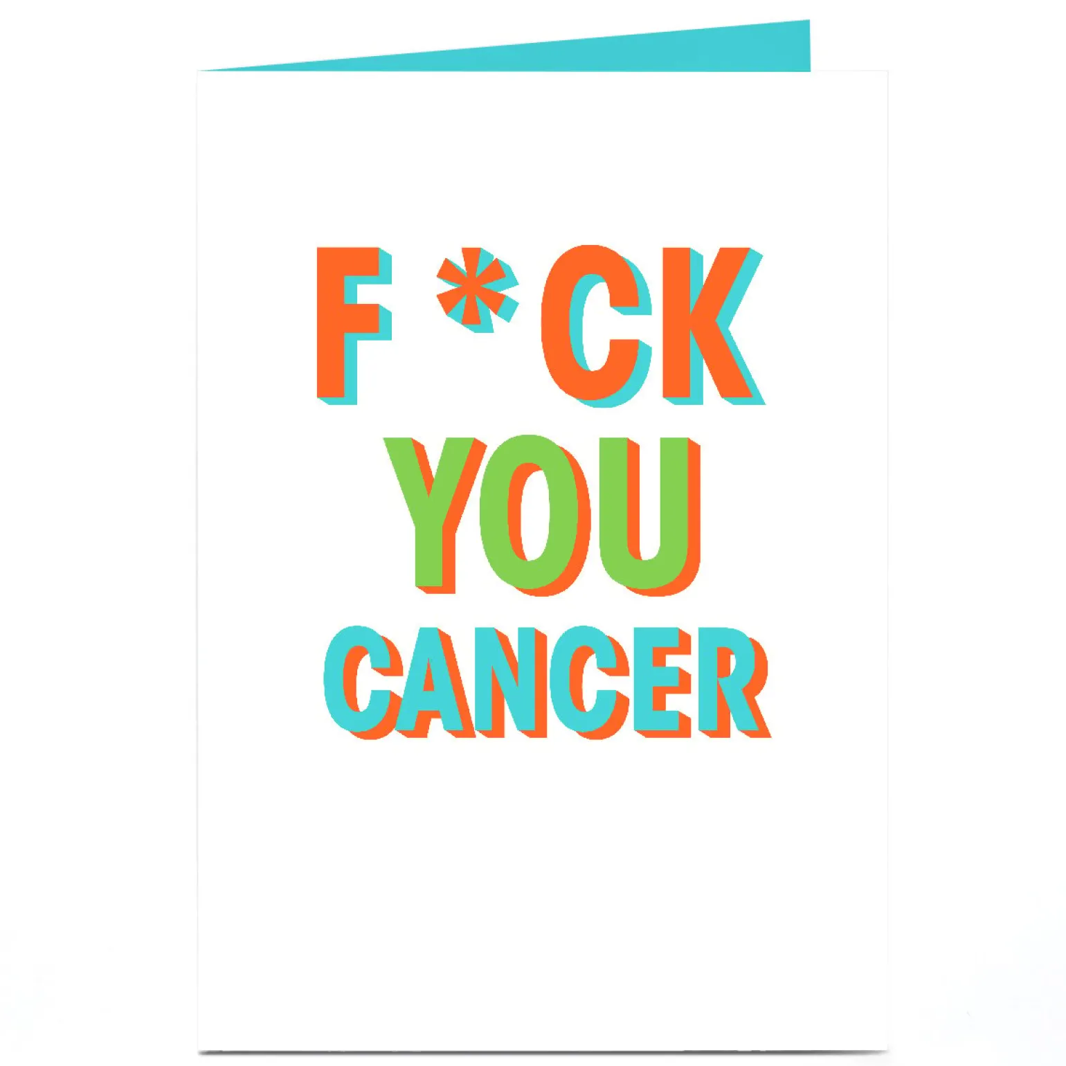 Personalised Card - F You Cancer