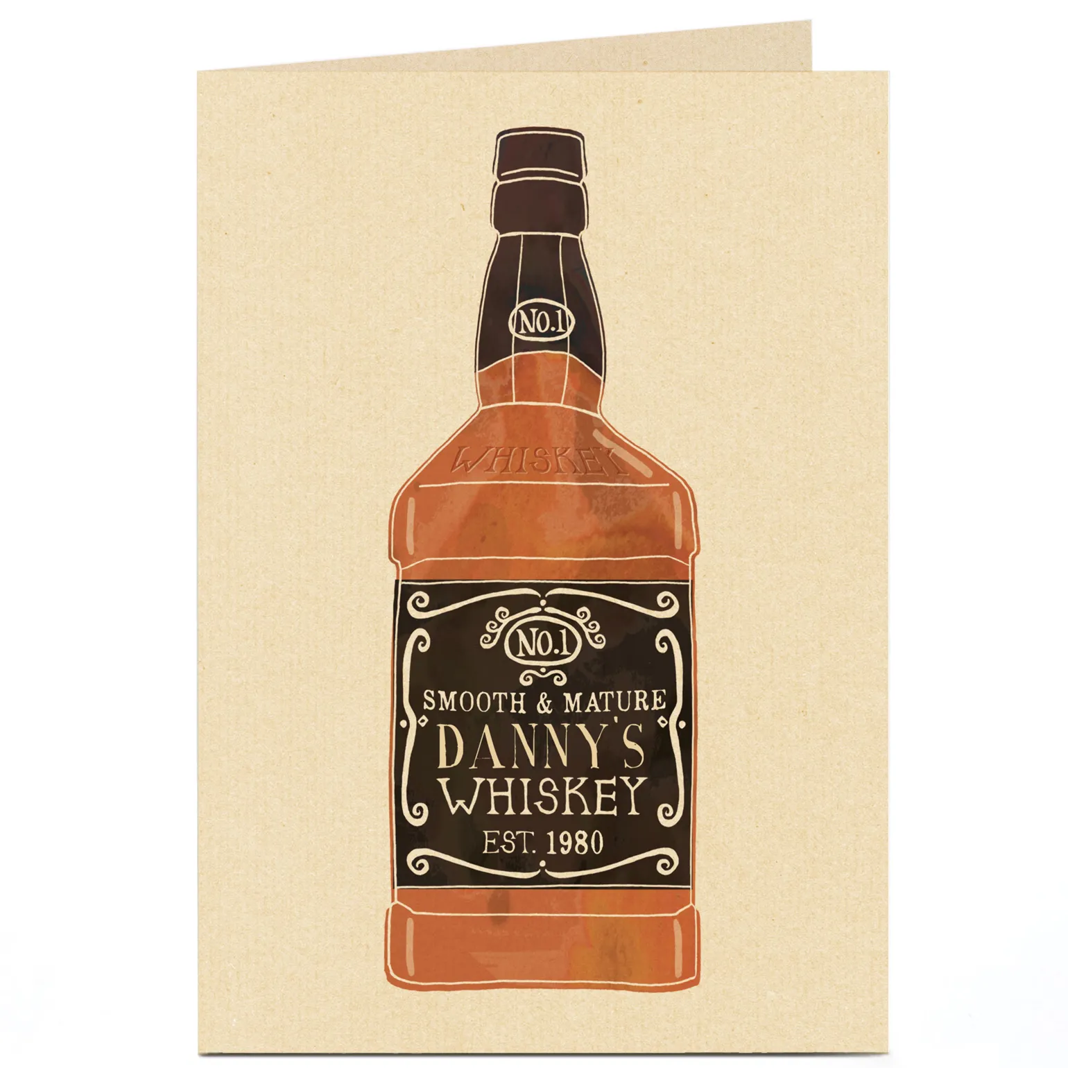 Personalised Card - Smooth & Mature Whisky