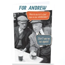 Personalised Card - What Do You Do If A Bird...