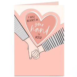 Personalised Card - Your Hand to Hold