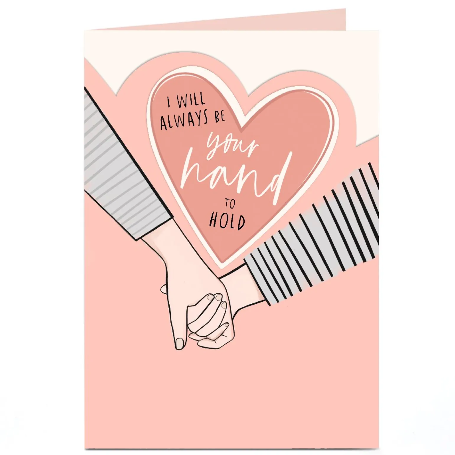 Personalised Card - Your Hand to Hold