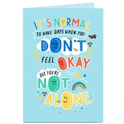 Personalised Card - You're not Alone
