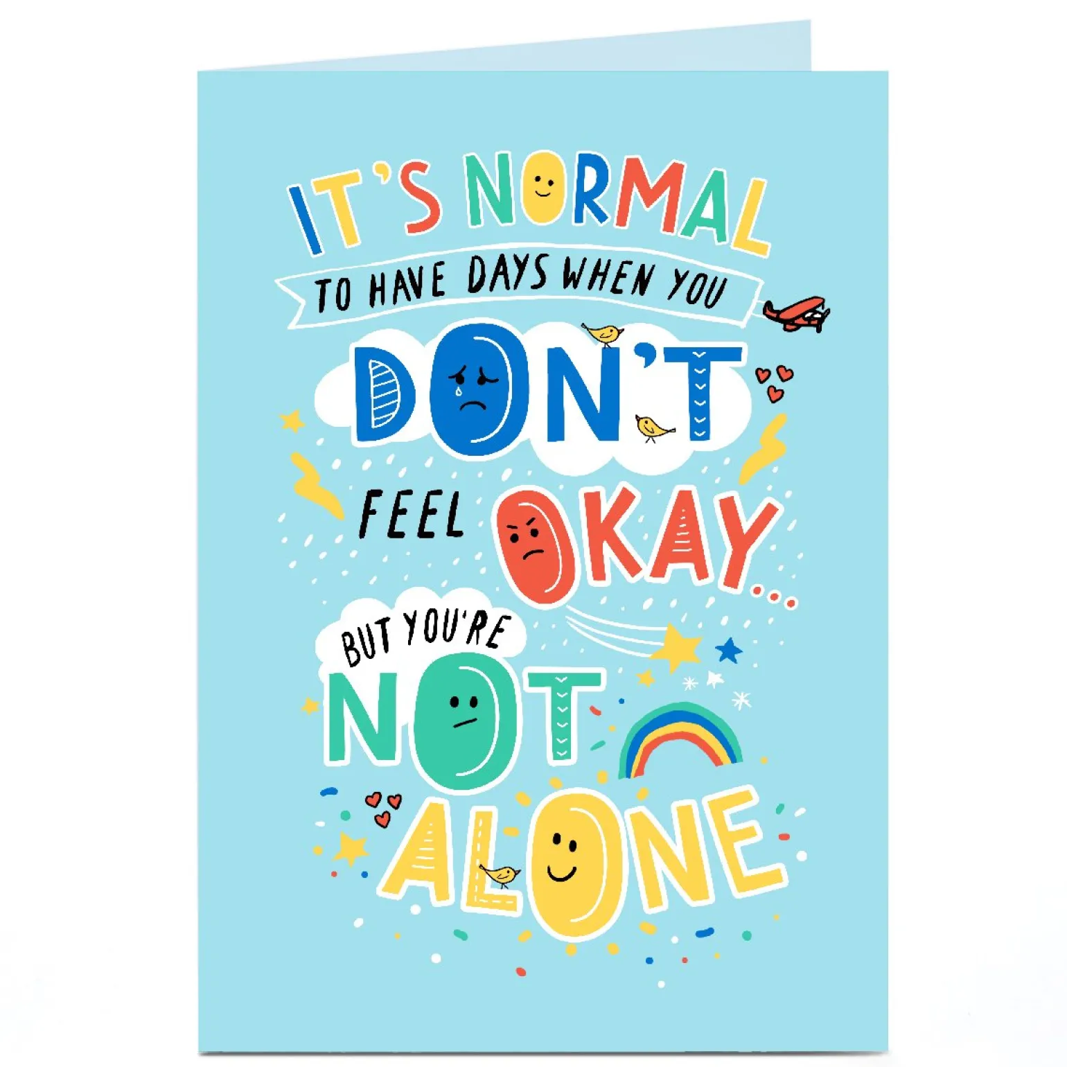 Personalised Card - You're not Alone
