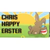 Personalised Chocolate Bar - Easter Bunny Sunset