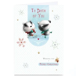 Personalised Christmas Card - To Both of You