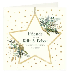 Personalised Christmas Card - Friends Like You...