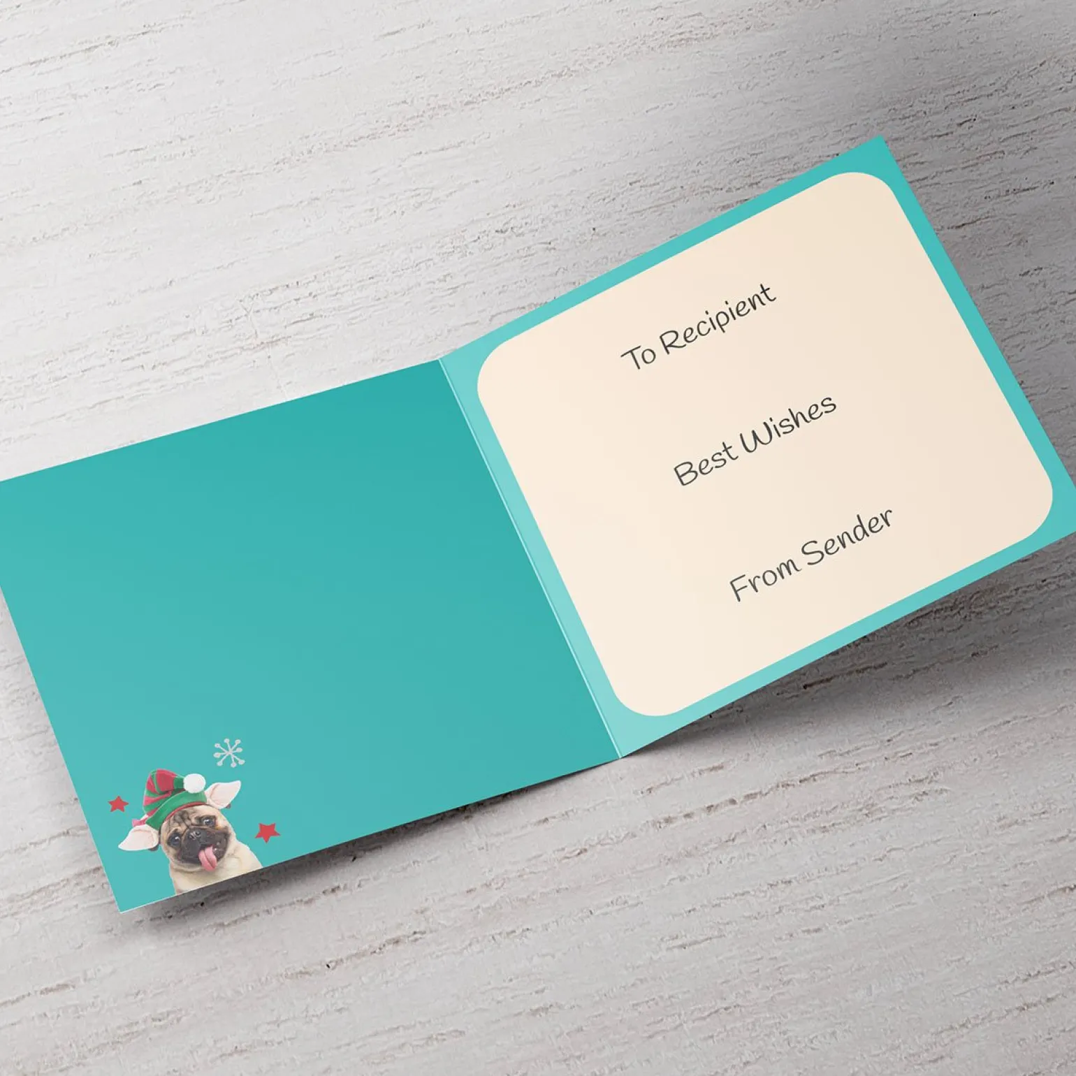 Personalised Christmas Card - To My Silly Friend