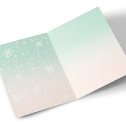 Personalised Christmas Card - Hanging Tartan Stockings