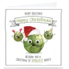 Personalised Christmas Card - A Christmas To Sprout About