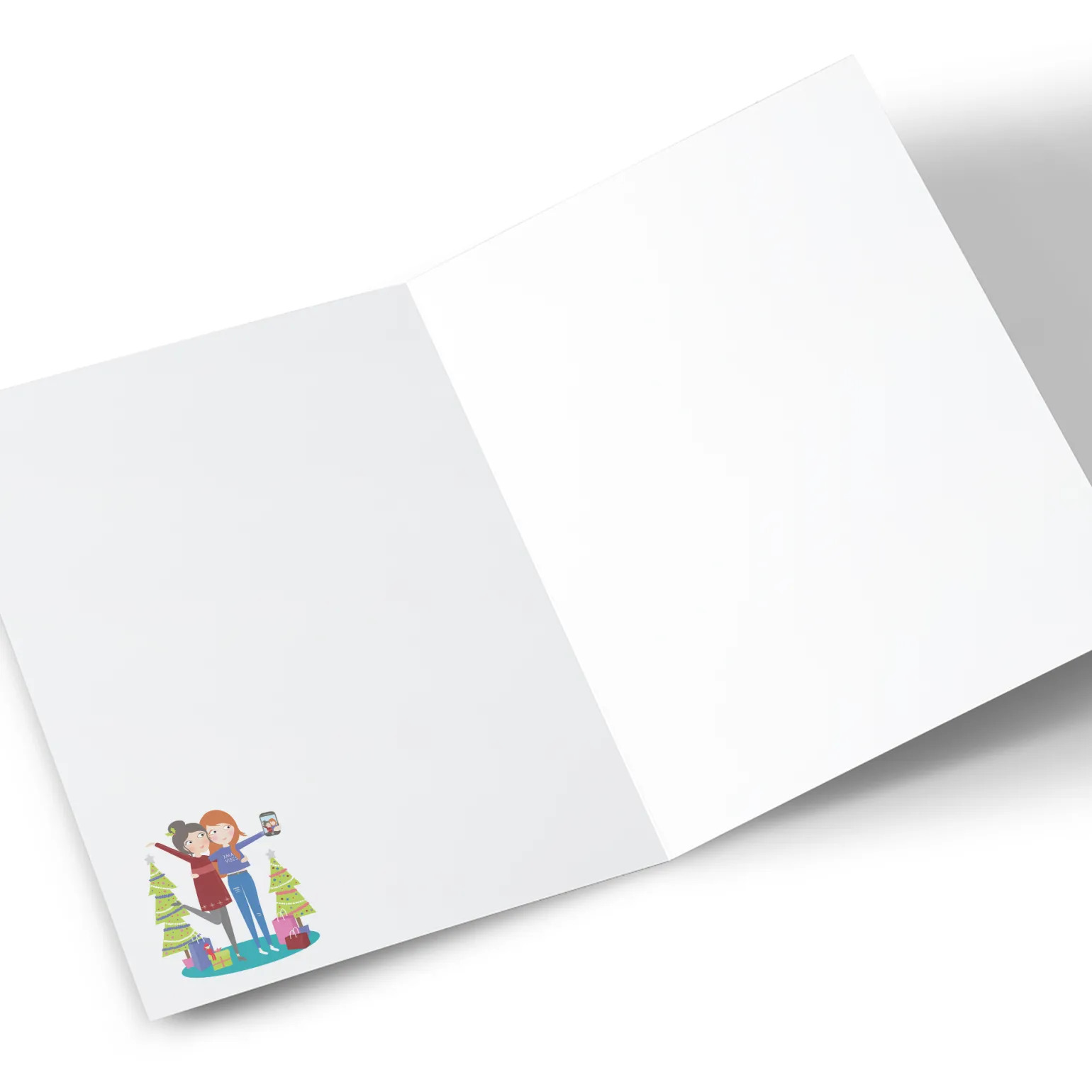 Personalised Christmas Card - Selfie Star Friend