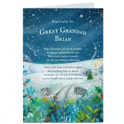 Personalised Christmas Card - Christmas Night