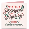 Personalised Christmas Card - Neighbourly Season
