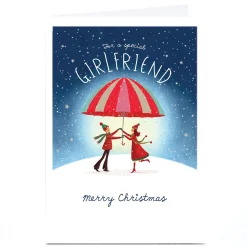 Personalised Christmas Card - Girlfriend