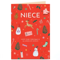 Personalised Christmas Card - All Kinds of Lovely